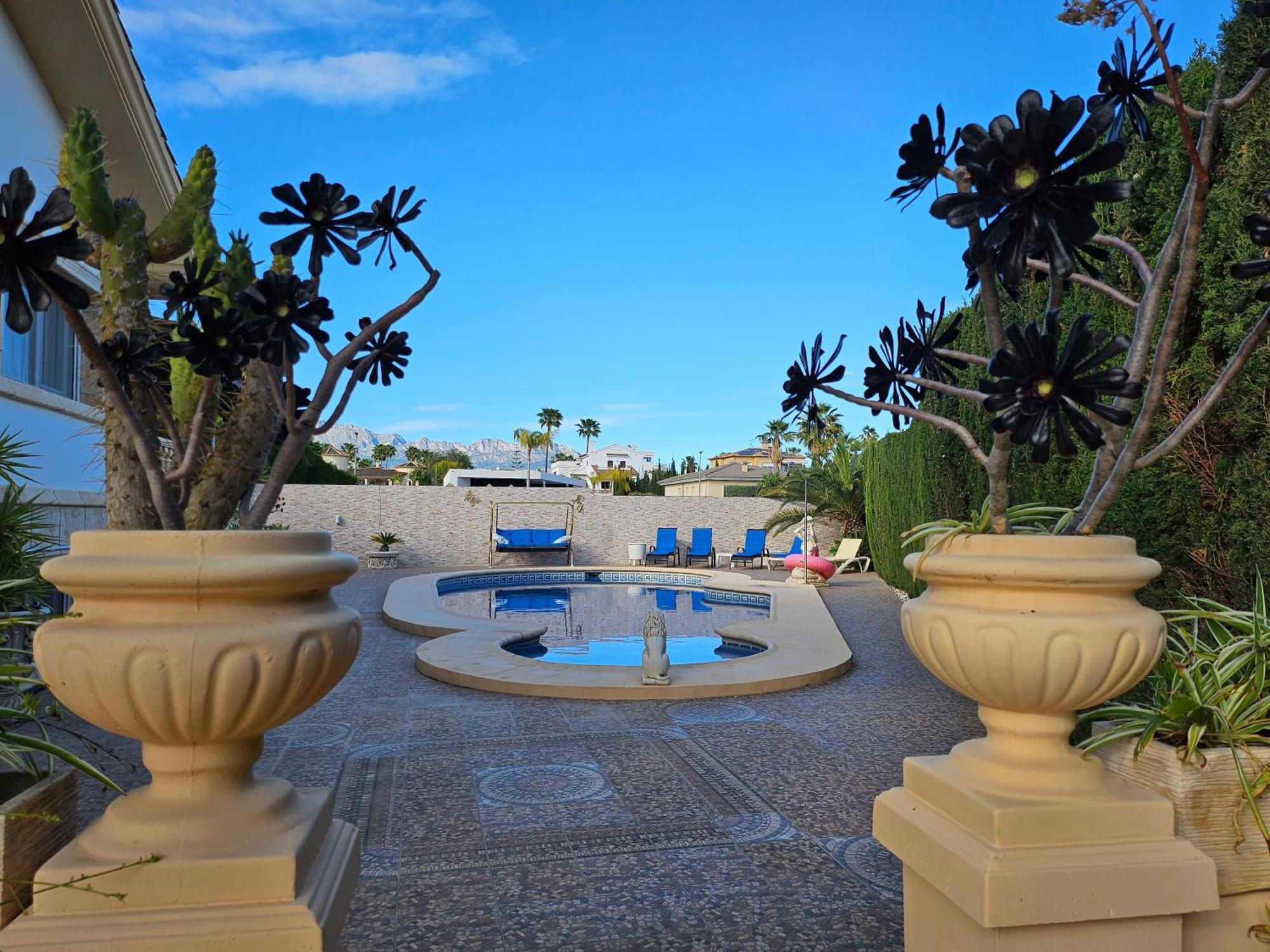 Villa Tres Palmeras En Alfaz Del Pi , Albir, Benidorm L'Alfas del Pi Exterior photo